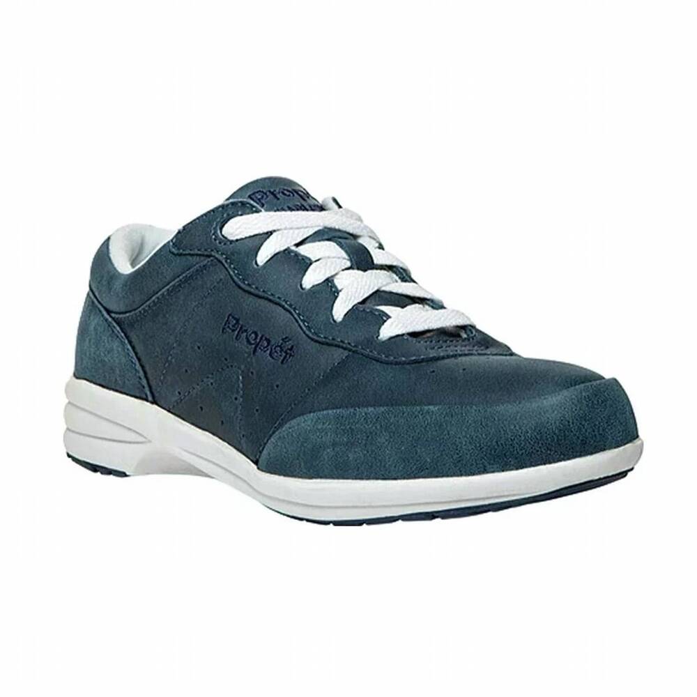 NEW PROPET women's washable walker slip resistant sneakers in sr royal blue/whit